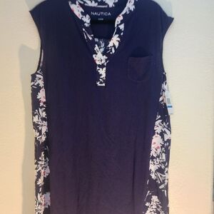 NWT Nautica Sleep Shirt Size XL
